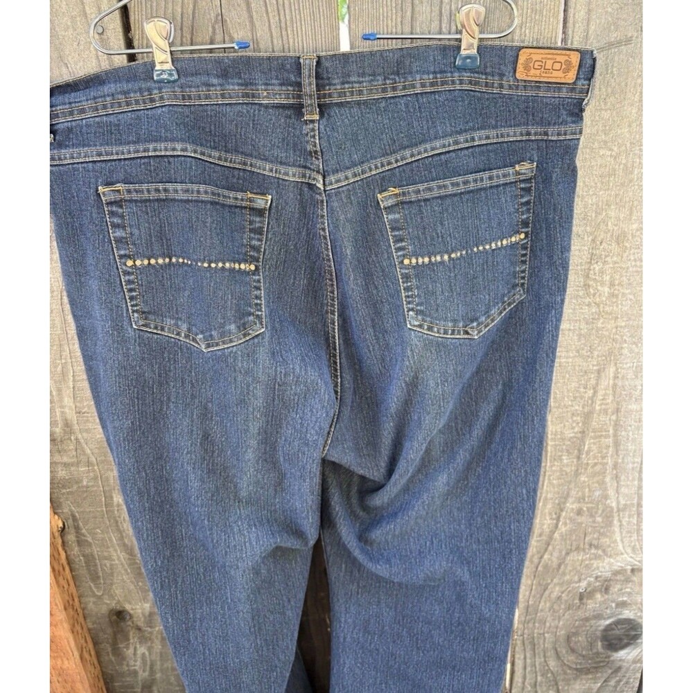 Vintage dark wash GLO brand jeans. Plus Size 20 - Picture 4 of 5